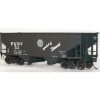 Accurail 7705 HO KIT Offset-side Twin Hopper, P&WV - Model Train Junction: Quality Parts and Art Supplies