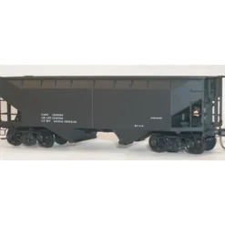 Accurail 7797 HO KIT Offset-side Twin Hopper, Data/Black - Model Train Junction: Quality Parts and Art Supplies