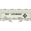 Accurail, 2204, HO Scale, 40' ACF 2-Bay Covered Hopper Kit, Erie Lackawanna, #21387, (HO Scale Kit) - Model Train Junction: Quality Parts and Art Supplies
