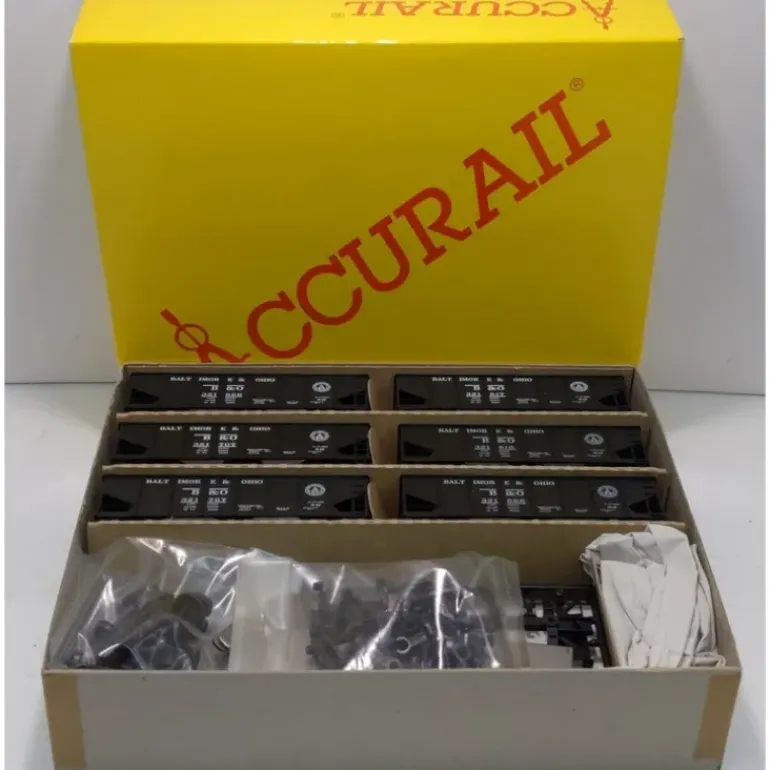Accurail 2605 HO Scale Baltimore & Ohio USRA Hopper Kit (Pack of 6) - Model Train Junction: Quality Parts and Art Supplies