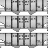 Accurail 25724 Southern HO USRA 55-Ton Twin Hopper Kits (Set of 3) - Model Train Junction: Quality Parts and Art Supplies