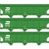Accurail, HO Scale, 8139, 2-Bay ACF Covered Hopper Cars, BNSF, (3-Pack), HO Scale Kit - Model Train Junction: Quality Parts and Art Supplies