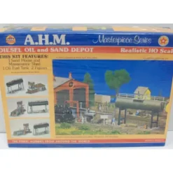 AHM 5733 HO Diesel Oil and Sand Depot Kit - Model Train Junction: Quality Parts and Art Supplies