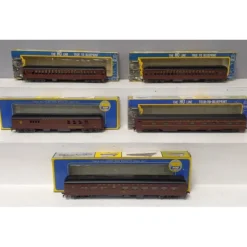 AHM HO Assorted Passenger Cars: 6264, 6280, 6284, & 6373 [5] EX - Model Train Junction: Quality Parts and Art Supplies