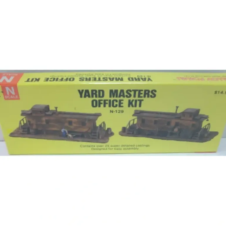 Alloy Forms N-129 N Scale Yard Masters Office Kit - Model Train Junction: Quality Parts and Art Supplies