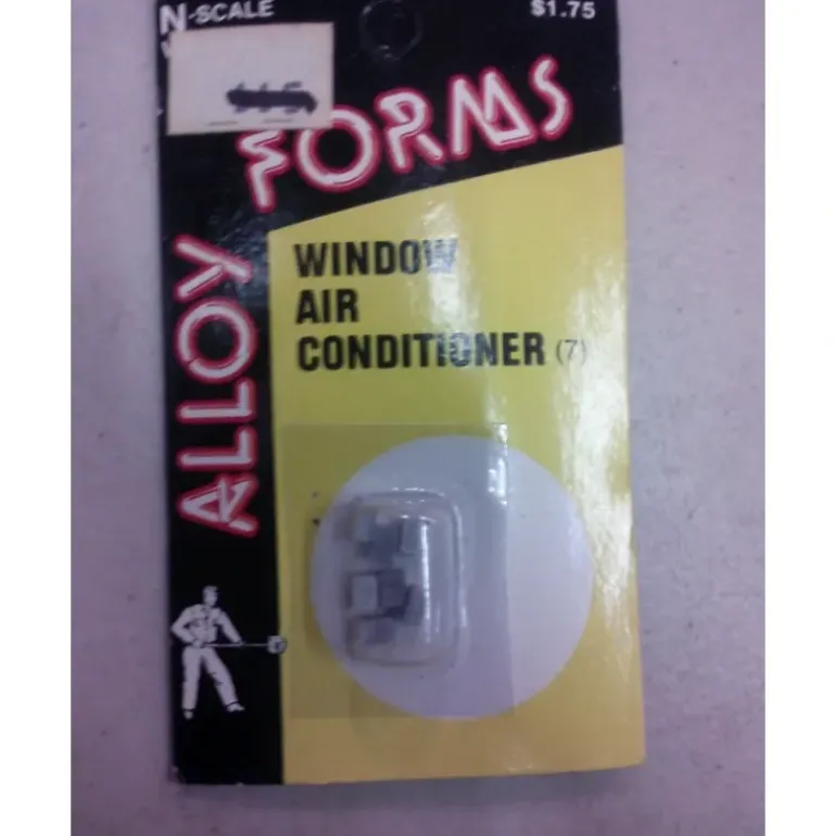 Alloy Forms WA-H-90 HO Window Air Conditioner Unpainted (Pack of 7) - Model Train Junction: Quality Parts and Art Supplies