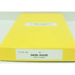 Alpine Division Scale Models 522 HO Diesel House w/Interior - Model Train Junction: Quality Parts and Art Supplies