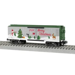 American Flyer 2419010 S 2024 Christmas Boxcar - Model Train Junction: Quality Parts and Art Supplies