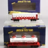 American Flyer 6-49625 S Gauge Bakelight 3 Dome Tank and Covered Hopper - Model Train Junction: Quality Parts and Art Supplies