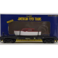 American Flyer 6-48561 S Scale Central Railroad of New Jersey Flatcar w/Boat - Model Train Junction: Quality Parts and Art Supplies