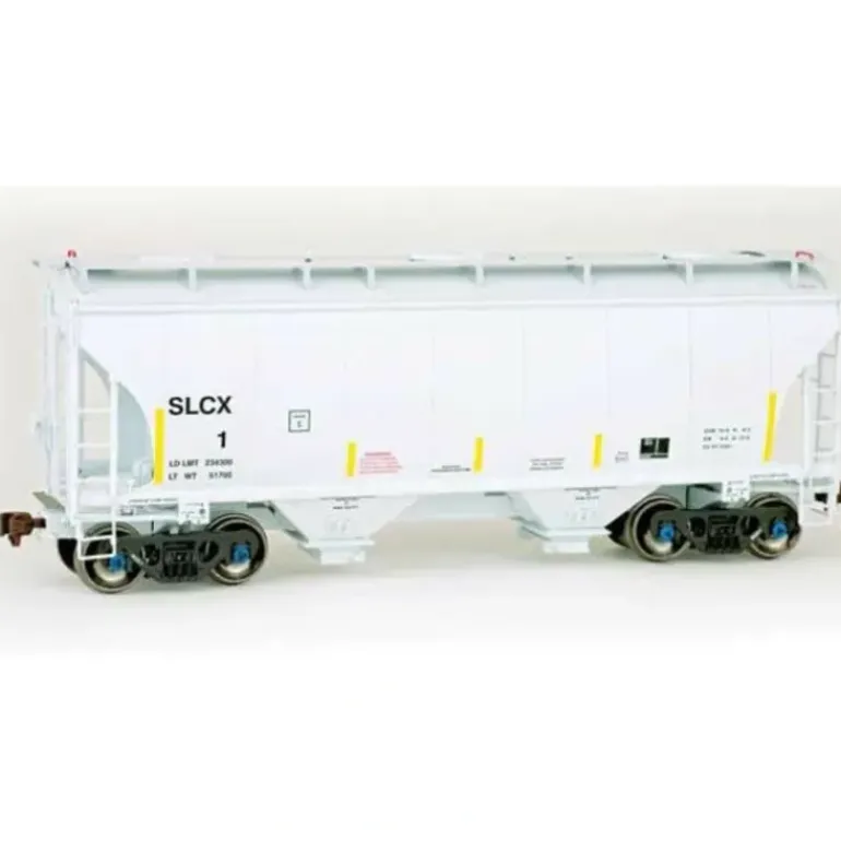 American Limited, HO Scale, 2006, Trinity 3281 2-Bay Covered Hopper, SLCX, #1 - Model Train Junction: Quality Parts and Art Supplies