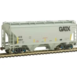 American Limited Models 1061 HO ICEGATX 2-Bay Covered Hopper #9801 - Model Train Junction: Quality Parts and Art Supplies
