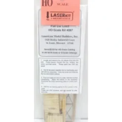 American Model Builders 287 Laser Art Flat Car Load HO Scale Kit - Model Train Junction: Quality Parts and Art Supplies