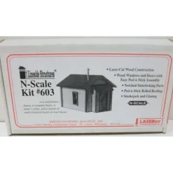 American Model Builders 603 N Laser Art Miner's Cabin Kit - Model Train Junction: Quality Parts and Art Supplies