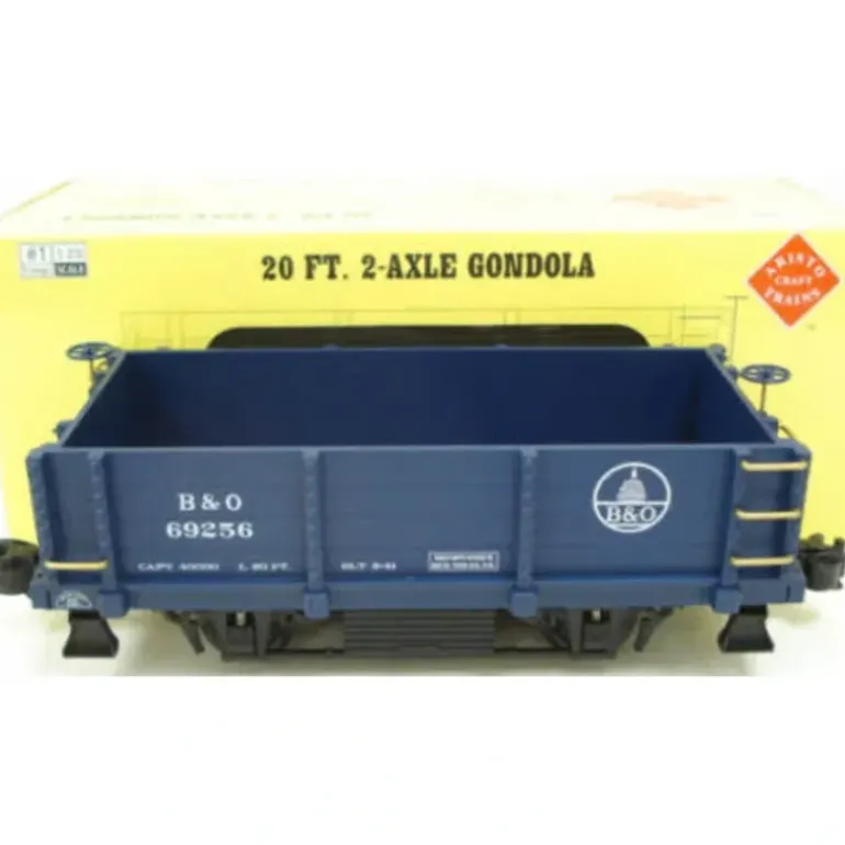 Aristo-Craft 40005 Batimore & Ohio 20 Foot 2 Axle Gondola - Model Train Junction: Quality Parts and Art Supplies