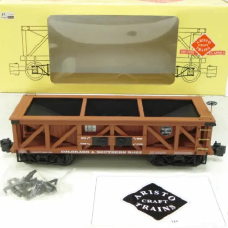 Aristo-Craft 81402 Colorado & Southern Coal Hopper Car - Model Train Junction: Quality Parts and Art Supplies
