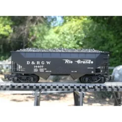 Aristo-Craft 41804 Denver & Rio Grande Western 2 Bay Coal Hopper - Model Train Junction: Quality Parts and Art Supplies