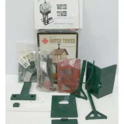 Aristo-Craft 7109 Elevated Switch Tower-Holiday Colors - Model Train Junction: Quality Parts and Art Supplies