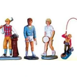 Aristo-Craft 62009 G Athletes Figures (Set of 4) - Model Train Junction: Quality Parts and Art Supplies
