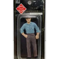 Aristo-Craft 60007 G Edgar Man in Shirt Figure - Model Train Junction: Quality Parts and Art Supplies