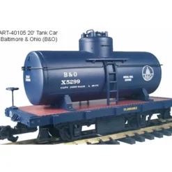 Aristo-Craft 40105 G Scale Baltimore & Ohio 2-Axle Tank Car - Model Train Junction: Quality Parts and Art Supplies