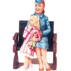 Aristo-Craft 60093 G Scale Seated Mother w/Child - Model Train Junction: Quality Parts and Art Supplies