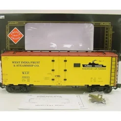 Aristo-Craft 46224 G Scale West India Fruit Refrigerator Car - Model Train Junction: Quality Parts and Art Supplies