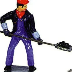Aristo-Craft 60016 G Weary Warren Train Fireman Figure - Model Train Junction: Quality Parts and Art Supplies