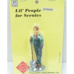 Aristo-Craft 60081 G Woman Worker w/Shovel Figure - Model Train Junction: Quality Parts and Art Supplies