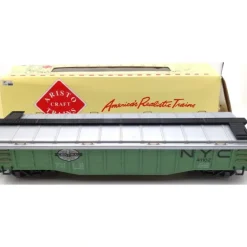 Aristo-Craft 41102 NYC Green Covered Gondola # 749137 EX/Box - Model Train Junction: Quality Parts and Art Supplies