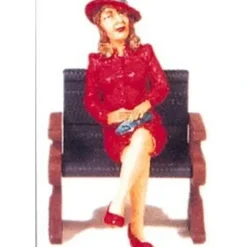 Aristo-Craft 60092 Seated Maryann w/Hat - Model Train Junction: Quality Parts and Art Supplies