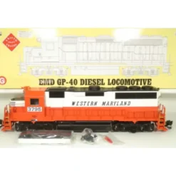 Aristo-Craft 23507 Western Maryland GP40 Diesel - Model Train Junction: Quality Parts and Art Supplies