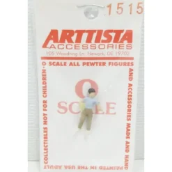 Arttista 1515 Boy with Glass O Scale Pewter Figure - Model Train Junction: Quality Parts and Art Supplies
