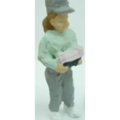 Arttista 1282 Girl Train Collector Pewter Figure - Model Train Junction: Quality Parts and Art Supplies