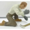 Arttista 1364 O Man Stooping W/Hammer Pewter Figure Hand Painted Colors May Vary - Model Train Junction: Quality Parts and Art Supplies