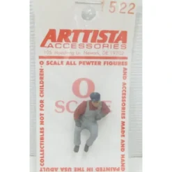Arttista 1522 O Scale Fireman Leaning Out Window Pewter Figure Hand Painted - Model Train Junction: Quality Parts and Art Supplies