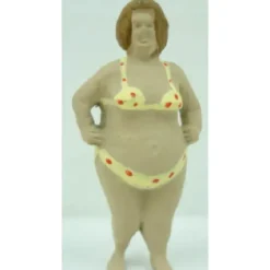 Arttista 1296 O Scale Heavy Swimsuit Lady Pewter Figure - Model Train Junction: Quality Parts and Art Supplies