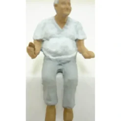Arttista 1154 O Scale Old Man (For Rocking Chair) Pewter Figure - Model Train Junction: Quality Parts and Art Supplies