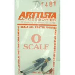 Arttista 1481 O Scale Pewter Brakeman with Flag - Model Train Junction: Quality Parts and Art Supplies