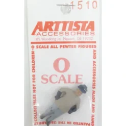 Arttista 1510 O Scale Pewter Welder Looking at Job - Model Train Junction: Quality Parts and Art Supplies