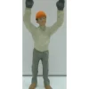 Arttista 1381 O Worker W/Hands Up Pewter Figure - Model Train Junction: Quality Parts and Art Supplies