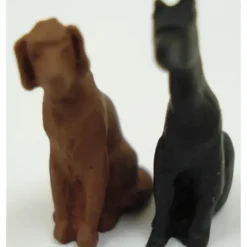 Arttista 1132 Pewter Sitting Dogs Pewter Figures - Model Train Junction: Quality Parts and Art Supplies