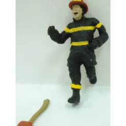 Arttista 1316 Running Firefighter with Ax Pewter Figure - Model Train Junction: Quality Parts and Art Supplies