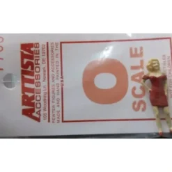 Arttista 1166 Standing Young Woman Pewter Figure Hand Painted Colors May Vary - Model Train Junction: Quality Parts and Art Supplies