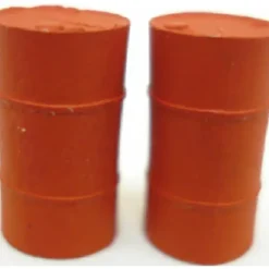 Arttista 1272 Two Pewter 30 Gallon Drums - Model Train Junction: Quality Parts and Art Supplies