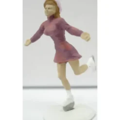 Arttista 1392 Woman Ice Skating Pewter Figure - Model Train Junction: Quality Parts and Art Supplies