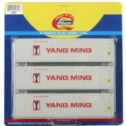 Athearn 2822 40' Corrugated "Dry Box" Container- 3 Pack - Model Train Junction: Quality Parts and Art Supplies