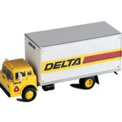 Athearn 2749 1:87 HO Delta Trucking Ford C Box Truck - Model Train Junction: Quality Parts and Art Supplies