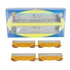 Athearn 76415 120 HO Scale Amtrak 40' Outside Braced Ballast Hoppers 4-Pack - Model Train Junction: Quality Parts and Art Supplies