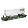 Athearn 72477 BCR 50' Flat with 40' Trailer #2 - Model Train Junction: Quality Parts and Art Supplies